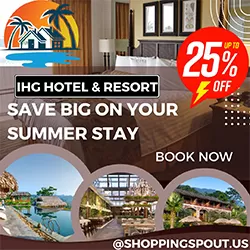 Save up to 25% on your stay at IHG Hotel & Resort this Summer